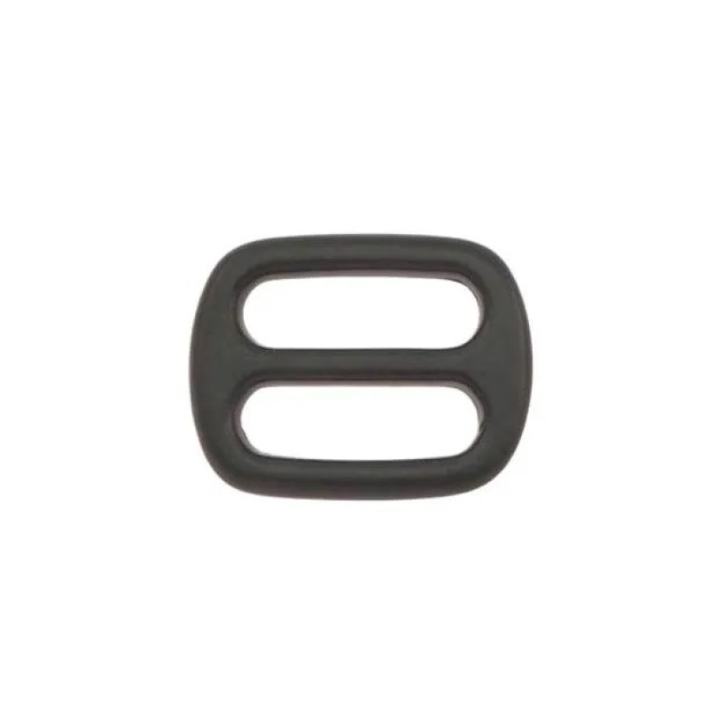 stop/steg recht 16 mm zwart